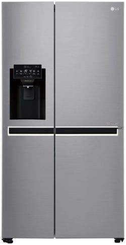 LG - GSL760PZXV American Style - Fridge Freezer - Shiny Steel